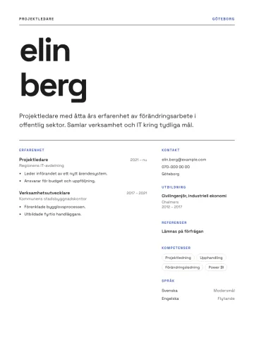 CV-mallen Brus