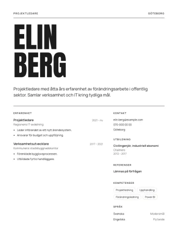 CV-mallen Eko