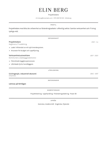 CV-mallen Kvist