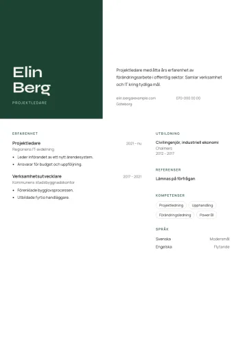 CV-mallen Puls