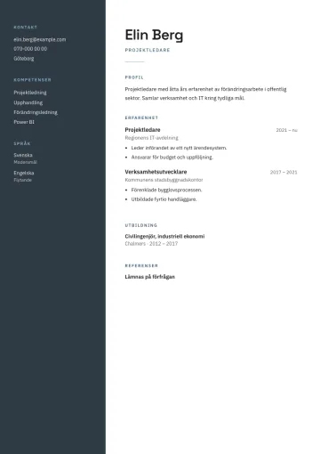 CV-mallen Skiffer